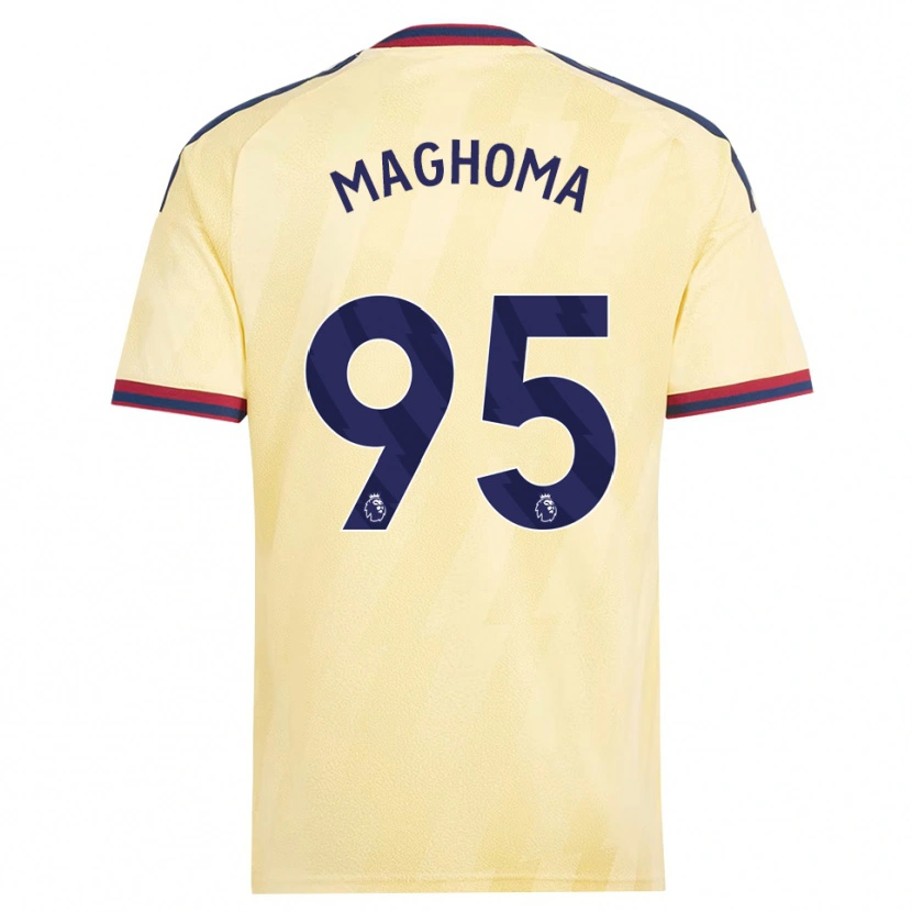Danxen Enfant Maillot Jaden Maghoma #95 Jaune Clair Midnightblue Troisieme 2026/27 T-Shirt