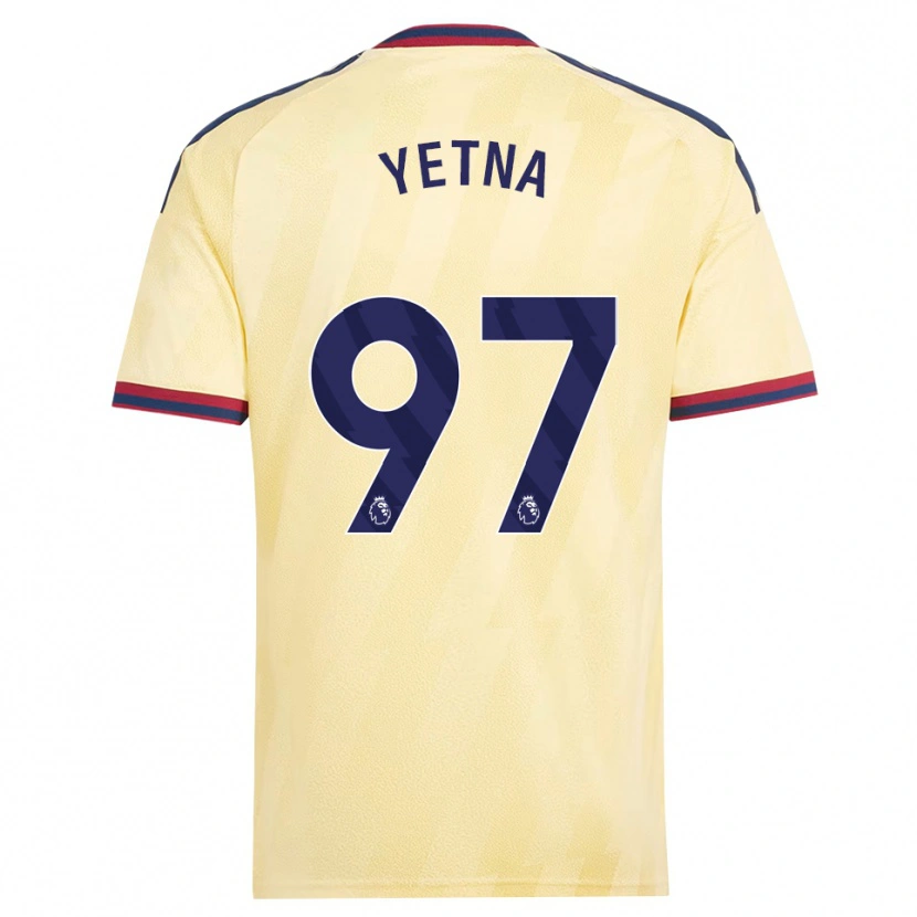 Danxen Enfant Maillot Mikael Yetna #97 Jaune Clair Midnightblue Troisieme 2026/27 T-Shirt