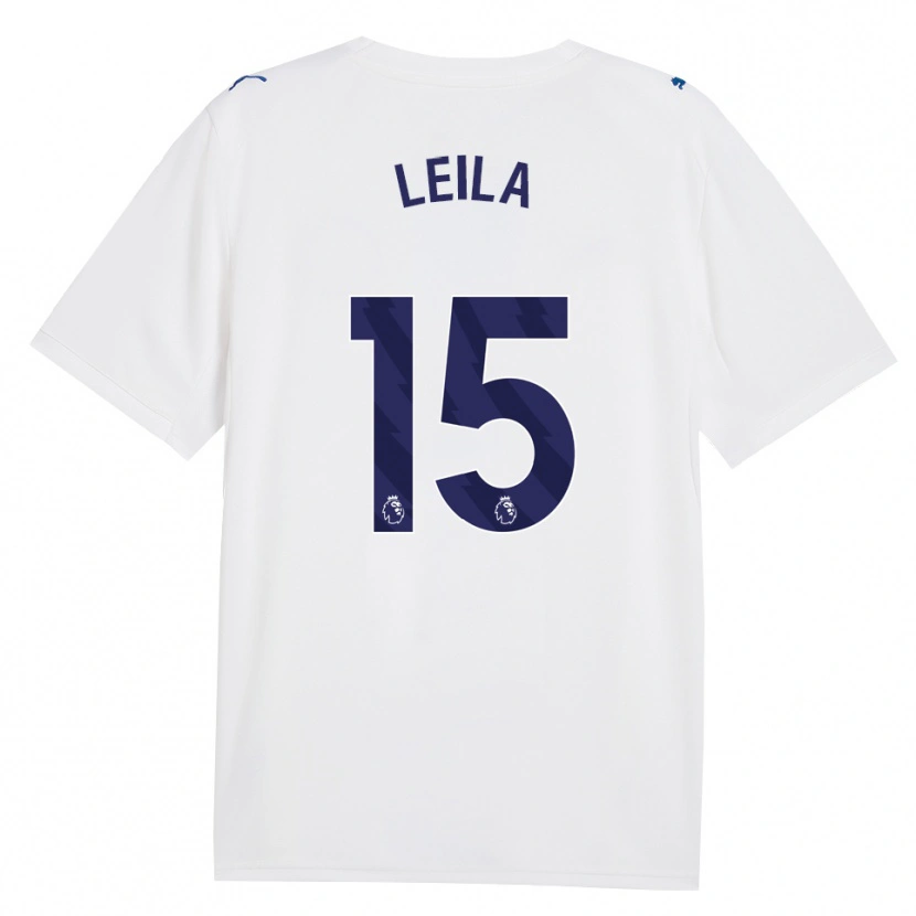 Danxen Enfant Maillot Leila Ouahabi #15 Marine Blanc Troisieme 2026/27 T-Shirt