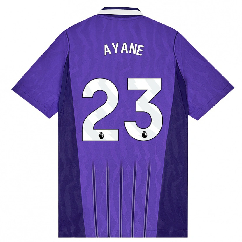Danxen Enfant Maillot Rosella Ayane #23 Violet Blanc Troisieme 2026/27 T-Shirt