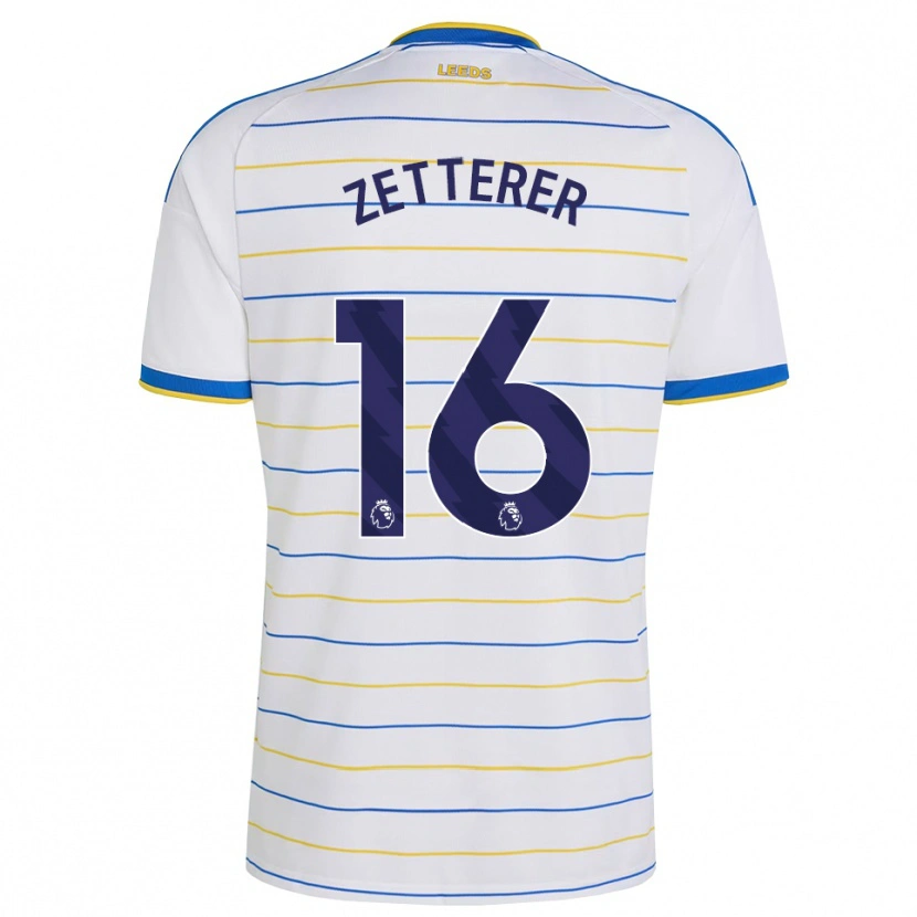 Danxen Enfant Maillot Michael Zetterer #16 Rouge Jaune Bleu Tenues Domicile 2026/27 T-Shirt