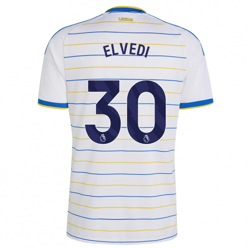Danxen Enfant Maillot Nico Elvedi #30 Rouge Jaune Bleu Tenues Domicile 2026/27 T-Shirt