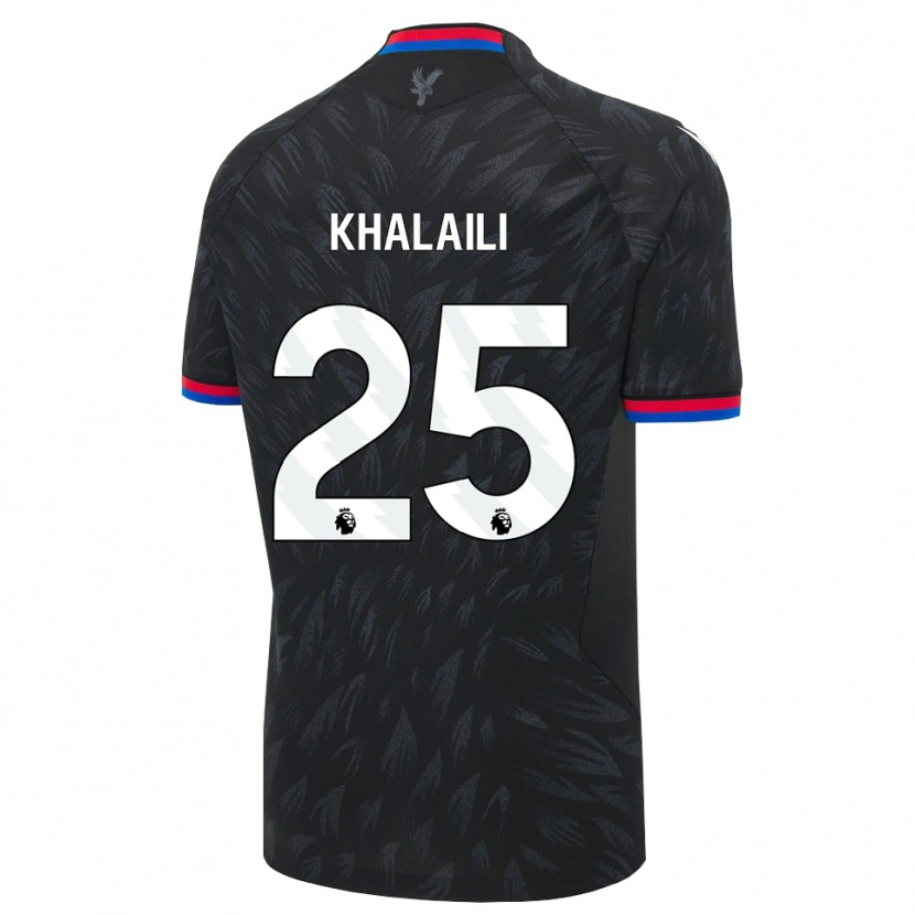 Danxen Enfant Maillot Anan Khalaili #25 Noir Bleu Rouge Tenues Extérieur 2026/27 T-Shirt