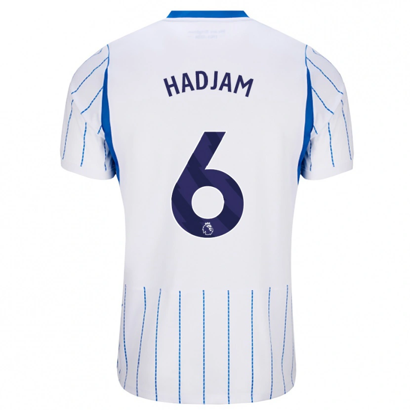 Danxen Enfant Maillot Jaouen Hadjam #6 Dodgerblue Blanc Tenues Extérieur 2026/27 T-Shirt