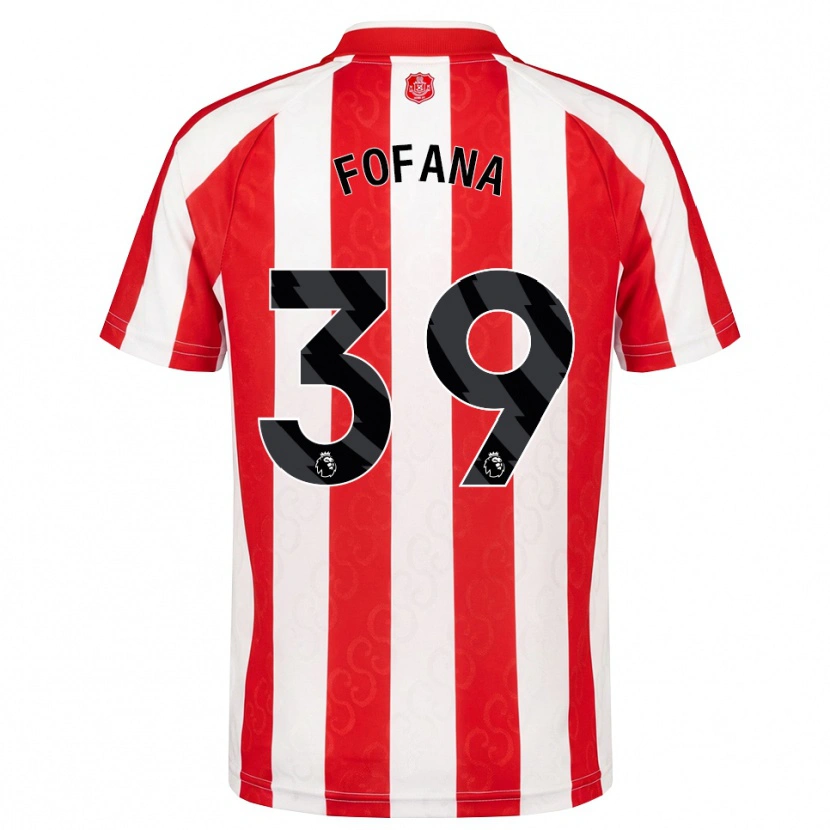 Danxen Homme Maillot Malick Fofana #39 Rouge Blanc Noir Tenues Domicile 2026/27 T-Shirt