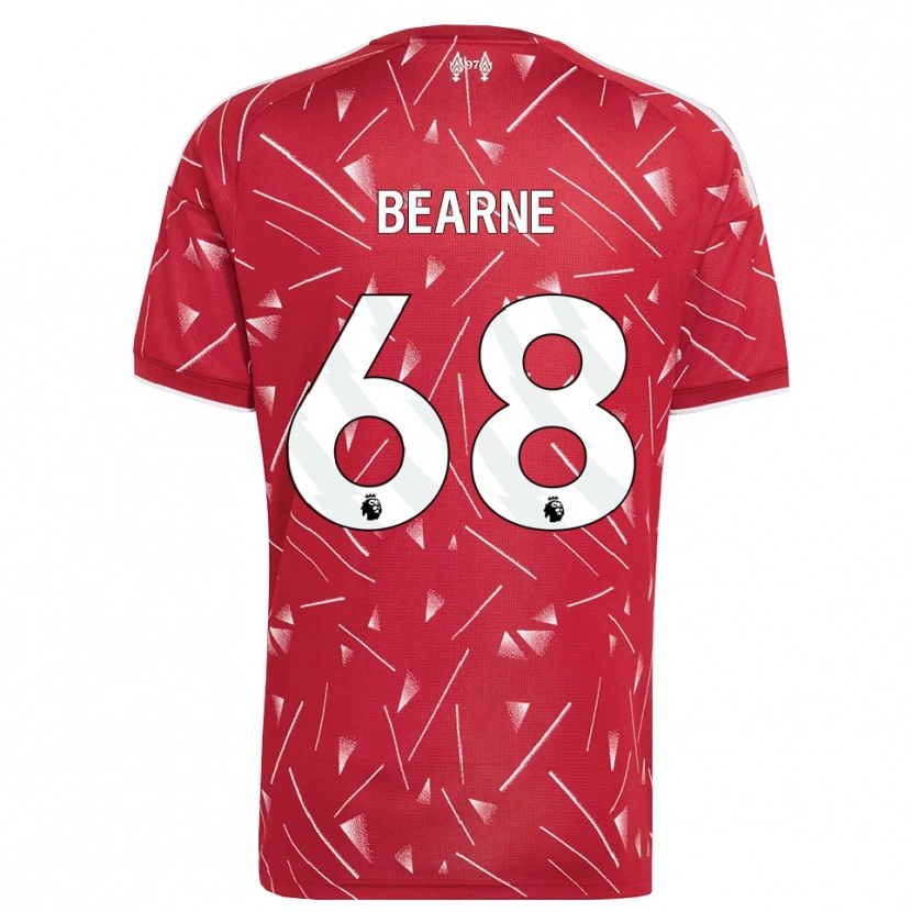 Danxen Homme Maillot Jack Bearne #68 Blanc Rouge Tenues Domicile 2026/27 T-Shirt