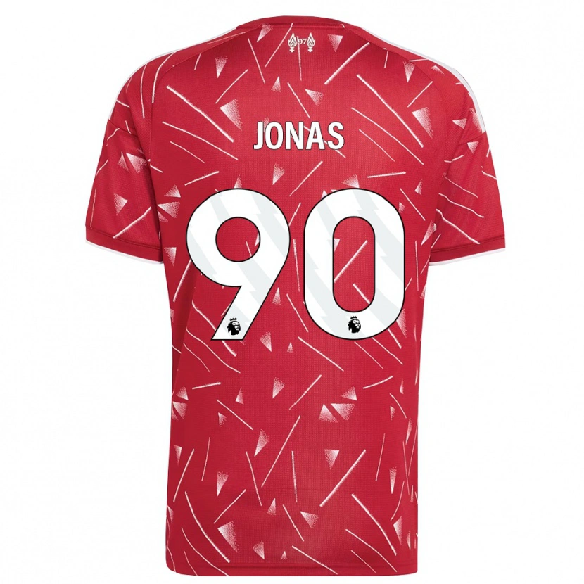 Danxen Homme Maillot Lee Jonas #90 Blanc Rouge Tenues Domicile 2026/27 T-Shirt