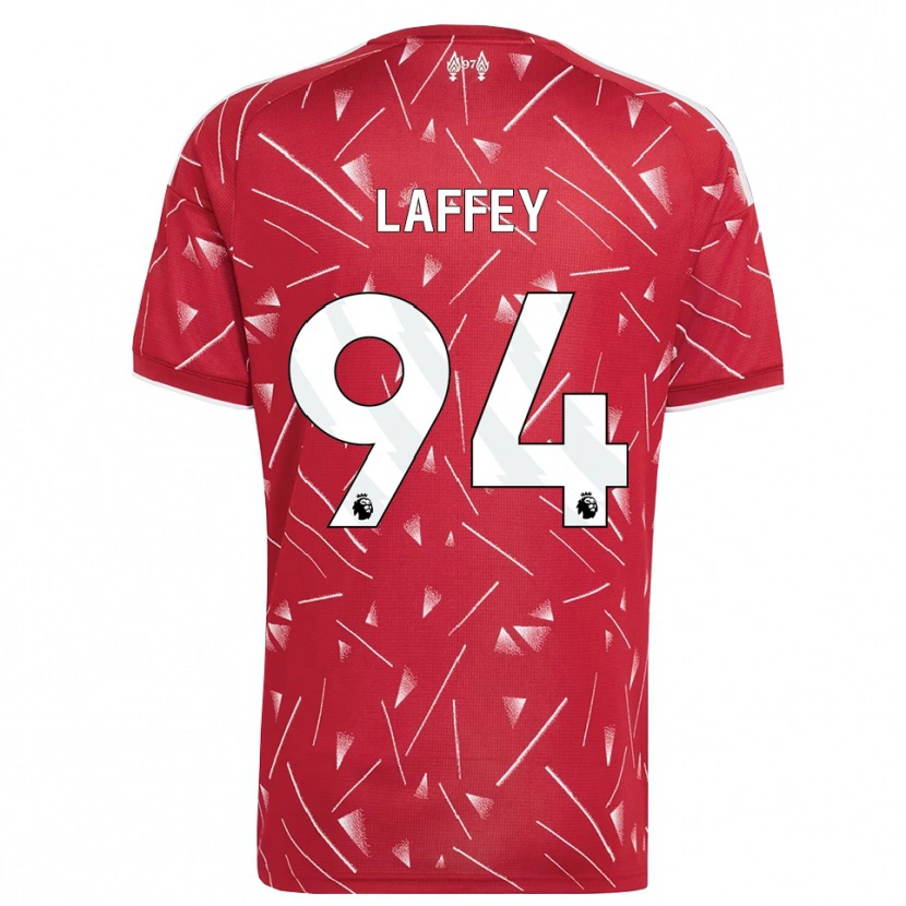 Danxen Homme Maillot Michael Laffey #94 Blanc Rouge Tenues Domicile 2026/27 T-Shirt