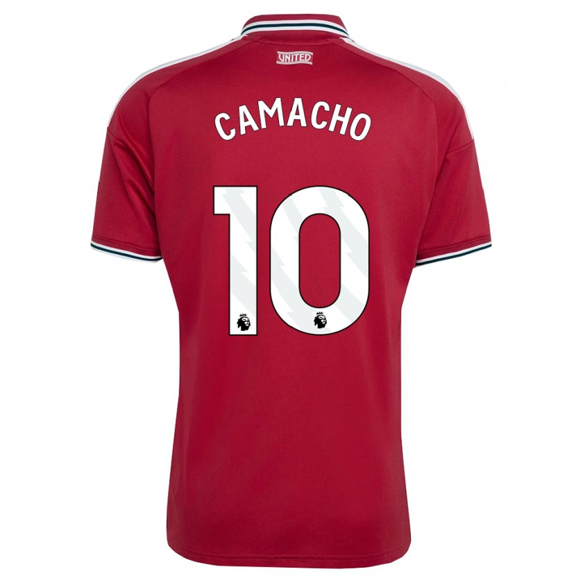 Danxen Homme Maillot Jaume Camacho #10 Rouge Jaune Blanc Tenues Domicile 2026/27 T-Shirt