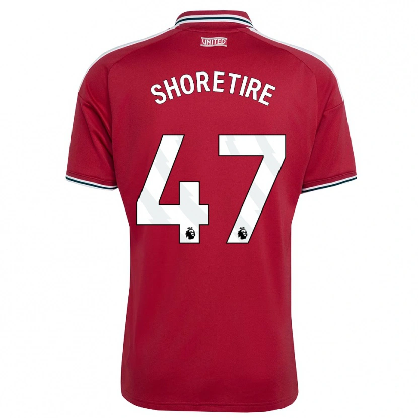 Danxen Homme Maillot Shola Shoretire #47 Rouge Jaune Blanc Tenues Domicile 2026/27 T-Shirt