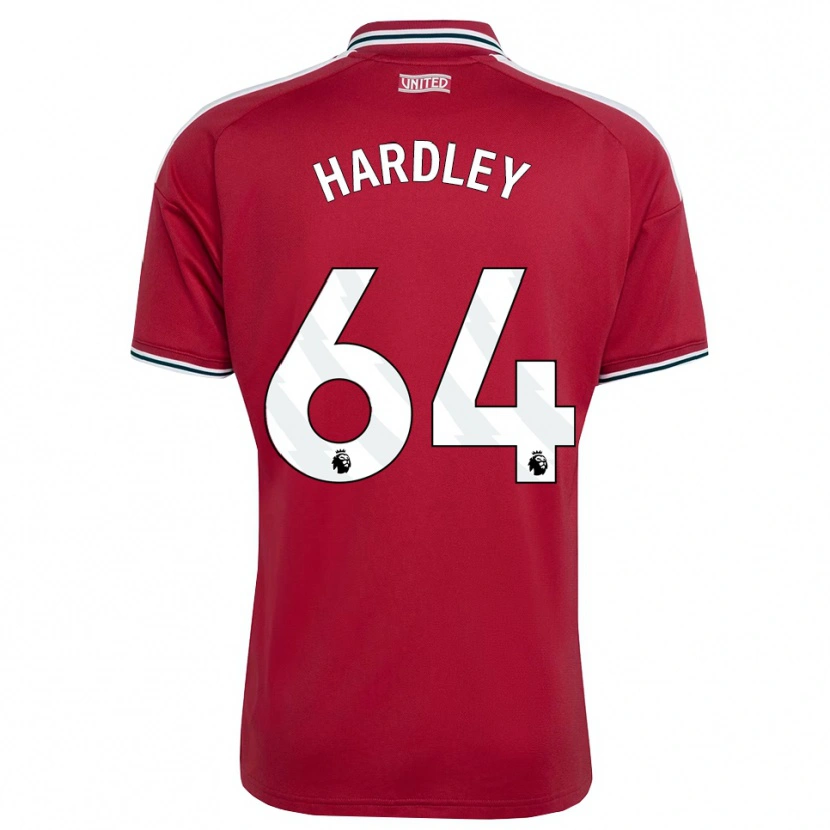 Danxen Homme Maillot Bjorn Hardley #64 Rouge Jaune Blanc Tenues Domicile 2026/27 T-Shirt