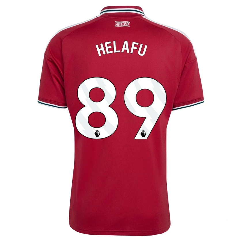 Danxen Homme Maillot Yuel Helafu #89 Rouge Jaune Blanc Tenues Domicile 2026/27 T-Shirt