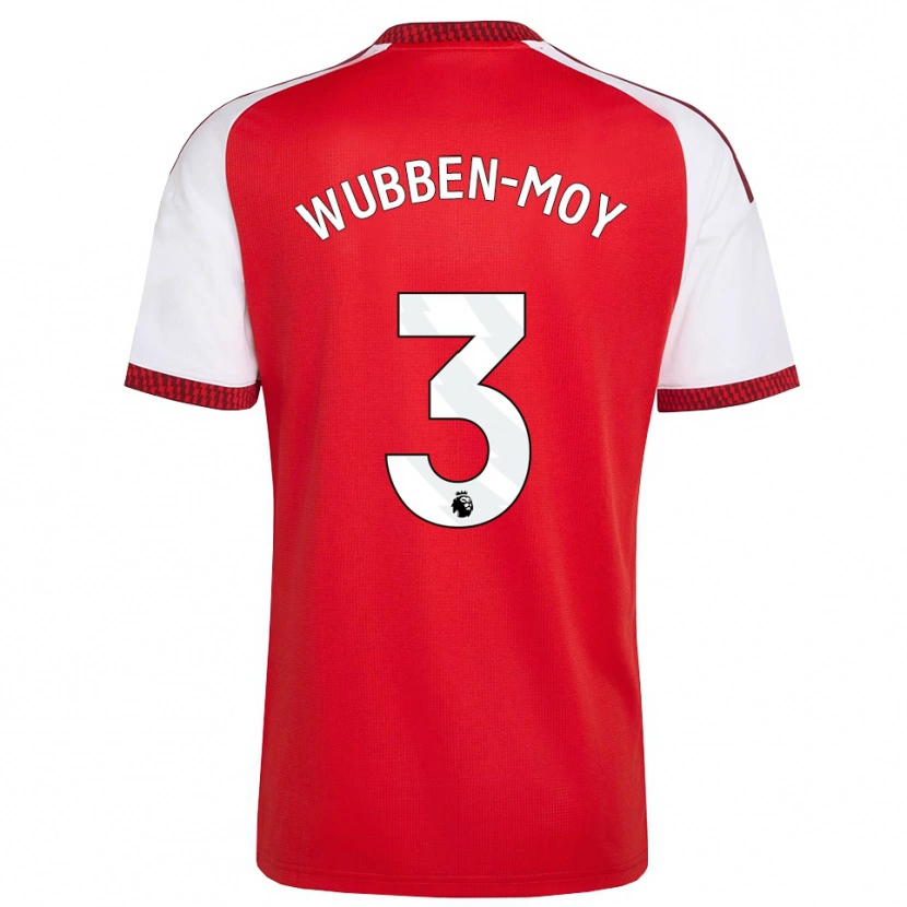Danxen Homme Maillot Lotte Wubben-Moy #3 Rouge Blanc Noir Tenues Domicile 2026/27 T-Shirt
