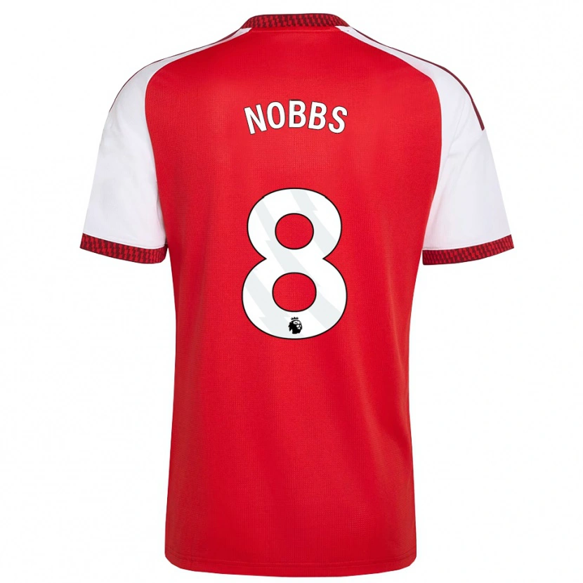 Danxen Homme Maillot Nobbs #8 Rouge Blanc Noir Tenues Domicile 2026/27 T-Shirt