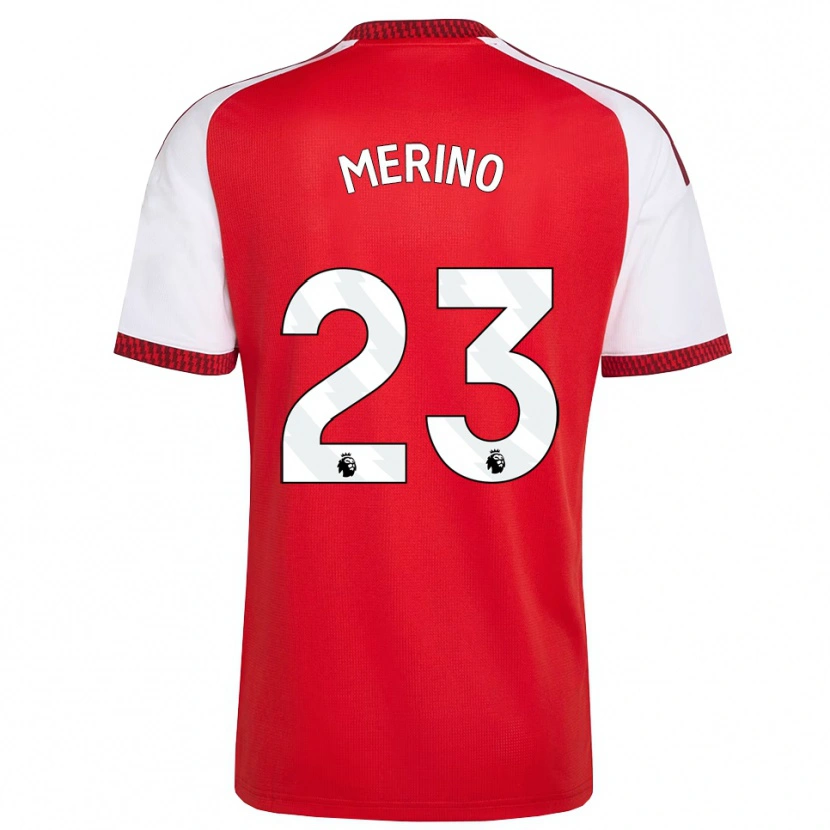 Danxen Homme Maillot Mikel Merino #23 Rouge Blanc Noir Tenues Domicile 2026/27 T-Shirt