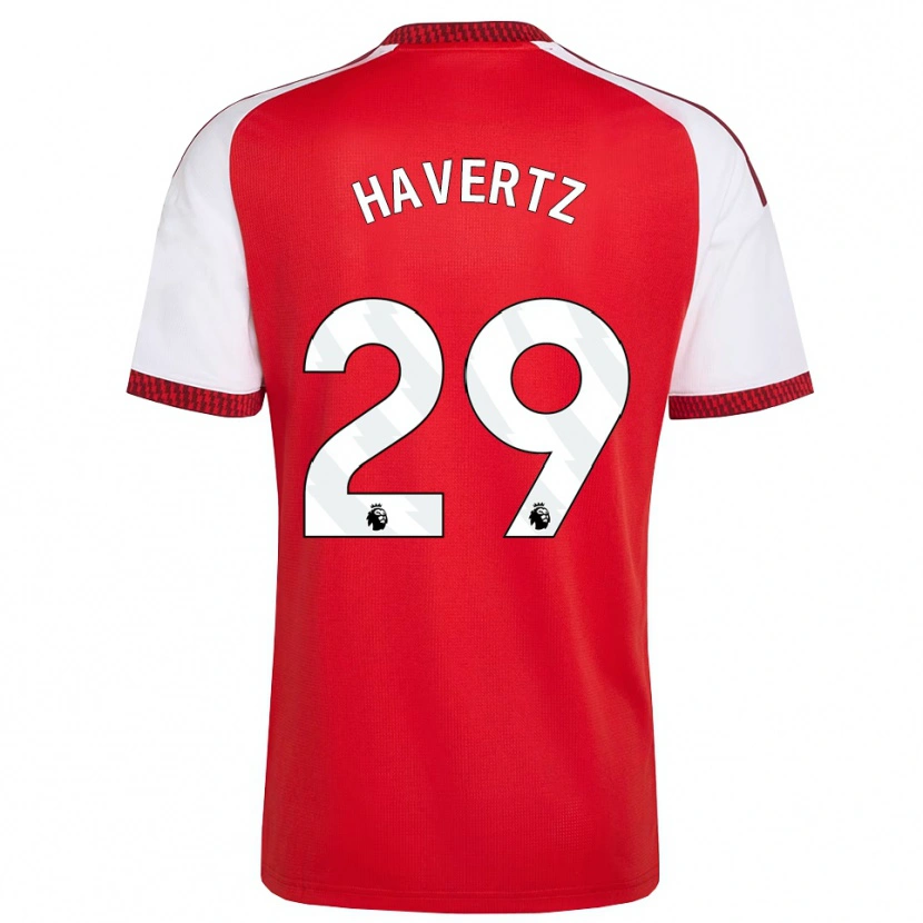 Danxen Homme Maillot Kai Havertz #29 Rouge Blanc Noir Tenues Domicile 2026/27 T-Shirt