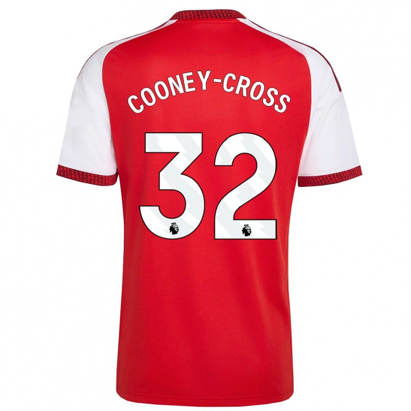 Danxen Homme Maillot Kyra Cooney-Cross #32 Rouge Blanc Noir Tenues Domicile 2026/27 T-Shirt