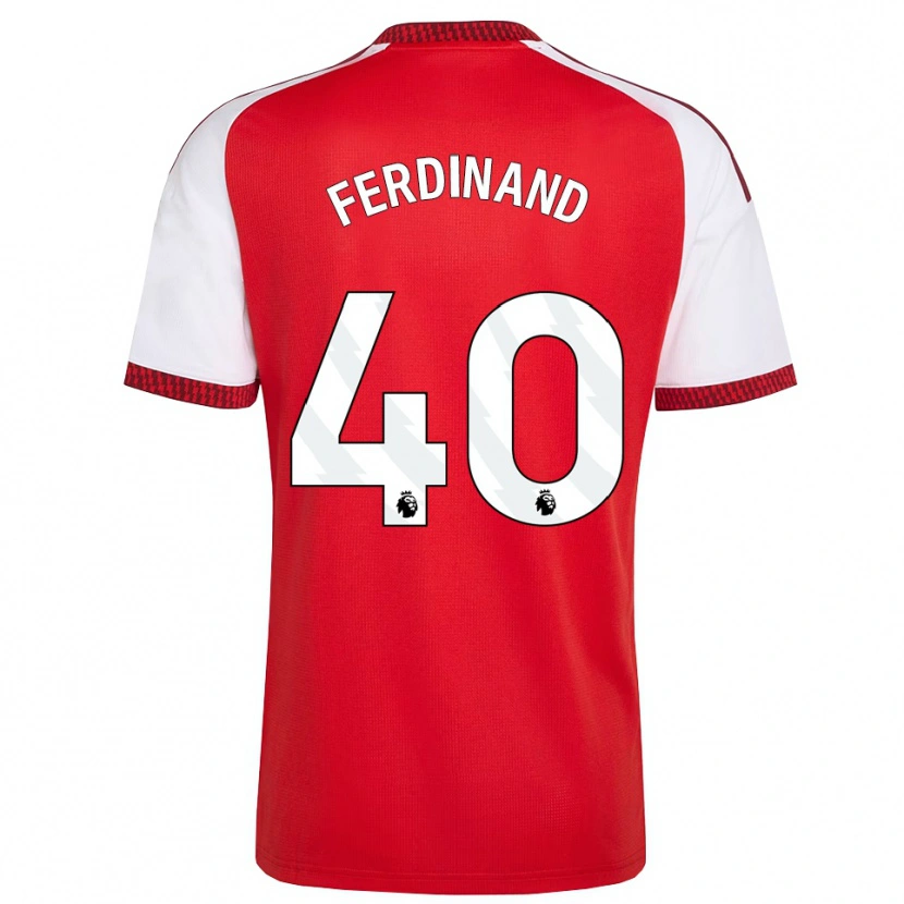 Danxen Homme Maillot Seb Ferdinand #40 Rouge Blanc Noir Tenues Domicile 2026/27 T-Shirt