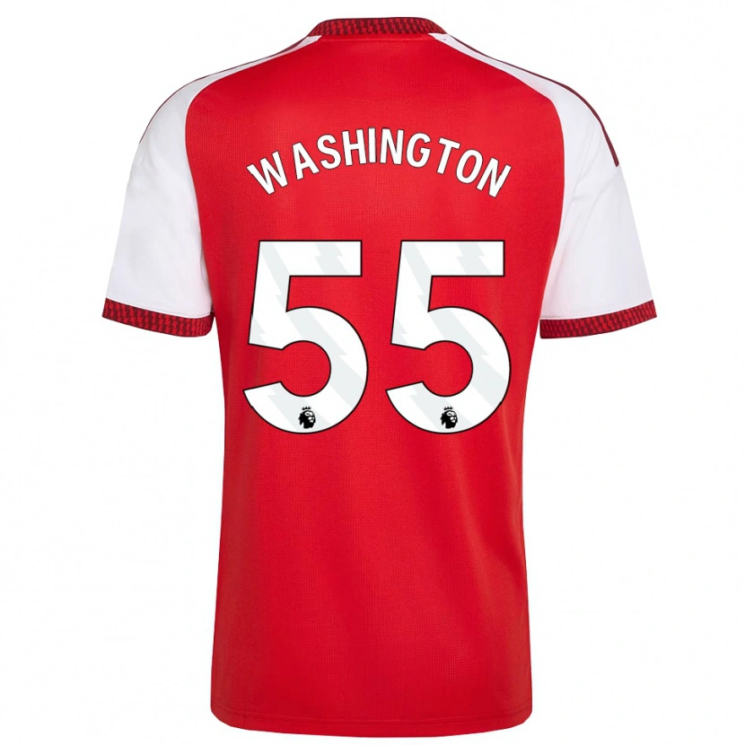 Danxen Homme Maillot Marcell Washington #55 Rouge Blanc Noir Tenues Domicile 2026/27 T-Shirt