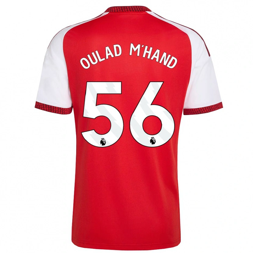 Danxen Homme Maillot Salah-Eddine Oulad M'hand #56 Rouge Blanc Noir Tenues Domicile 2026/27 T-Shirt