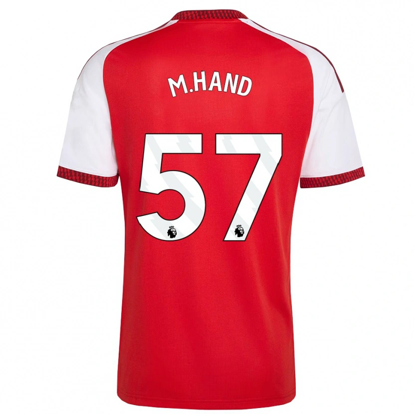 Danxen Homme Maillot Ismail Oulad M'hand #57 Rouge Blanc Noir Tenues Domicile 2026/27 T-Shirt