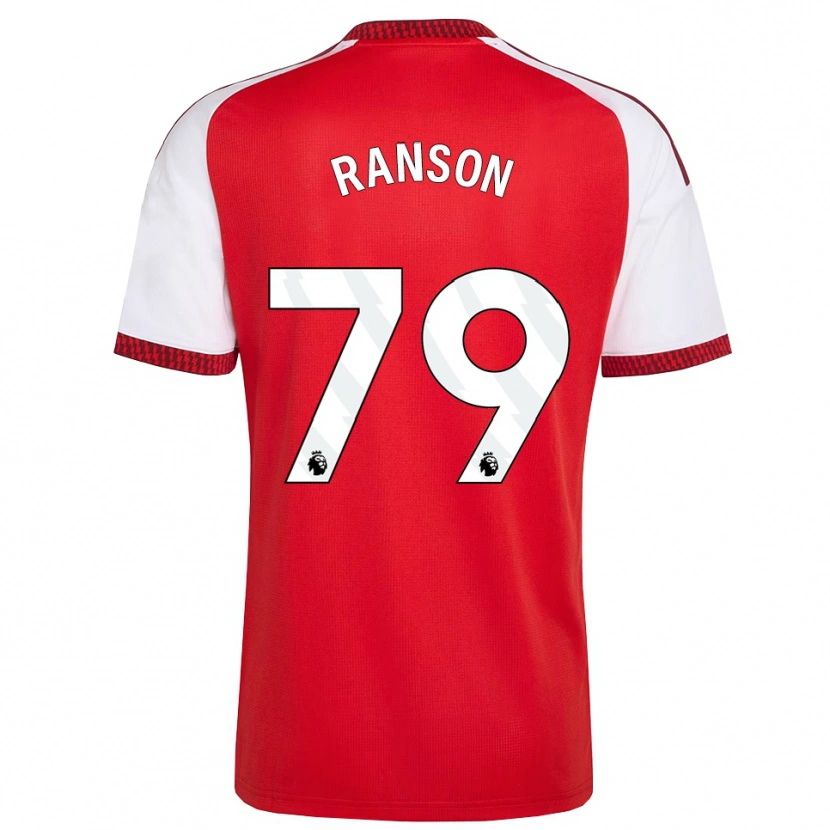 Danxen Homme Maillot Khari Ranson #79 Rouge Blanc Noir Tenues Domicile 2026/27 T-Shirt