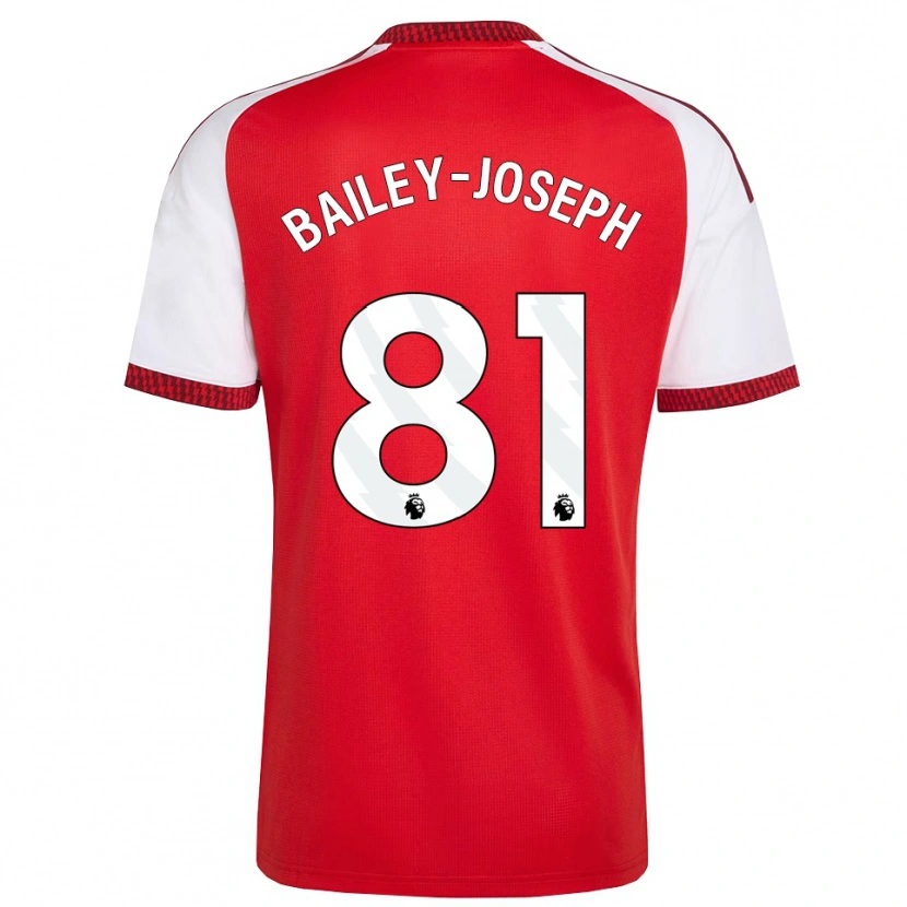 Danxen Homme Maillot Brando Bailey-Joseph #81 Rouge Blanc Noir Tenues Domicile 2026/27 T-Shirt