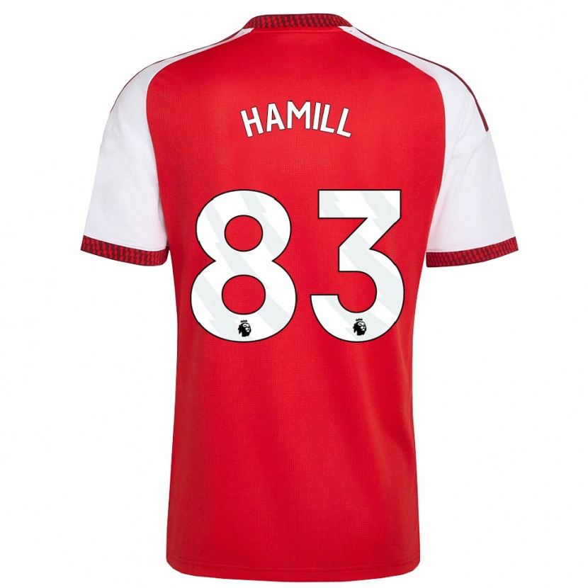 Danxen Homme Maillot Callan Hamill #83 Rouge Blanc Noir Tenues Domicile 2026/27 T-Shirt