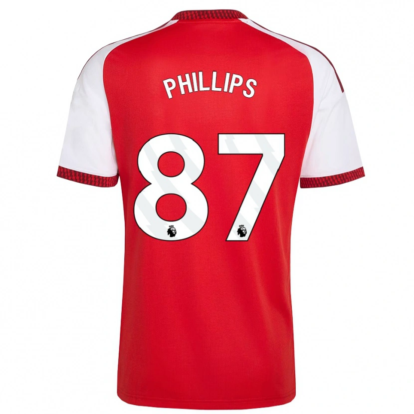 Danxen Homme Maillot Bowen Phillips #87 Rouge Blanc Noir Tenues Domicile 2026/27 T-Shirt