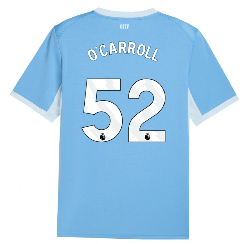 Danxen Homme Maillot Eve O'carroll #52 Lightskyblue Blanc Tenues Domicile 2026/27 T-Shirt