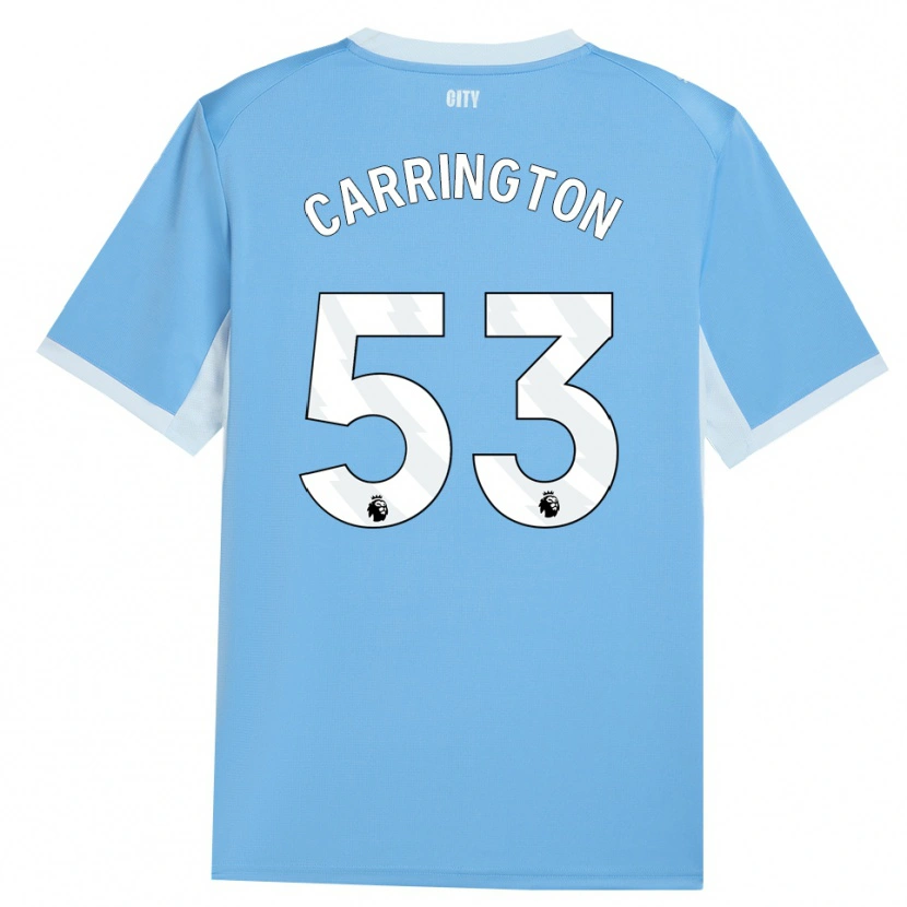 Danxen Homme Maillot Ezra Carrington #53 Lightskyblue Blanc Tenues Domicile 2026/27 T-Shirt