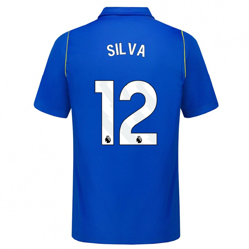 Danxen Homme Maillot Isago Silva #12 Bleu Jaune Tenues Domicile 2026/27 T-Shirt