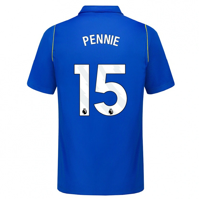 Danxen Homme Maillot Andrew Pennie #15 Bleu Jaune Tenues Domicile 2026/27 T-Shirt