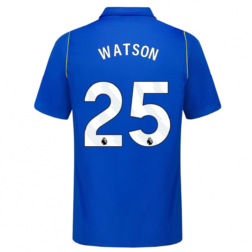 Danxen Homme Maillot Lucy Watson #25 Bleu Jaune Tenues Domicile 2026/27 T-Shirt