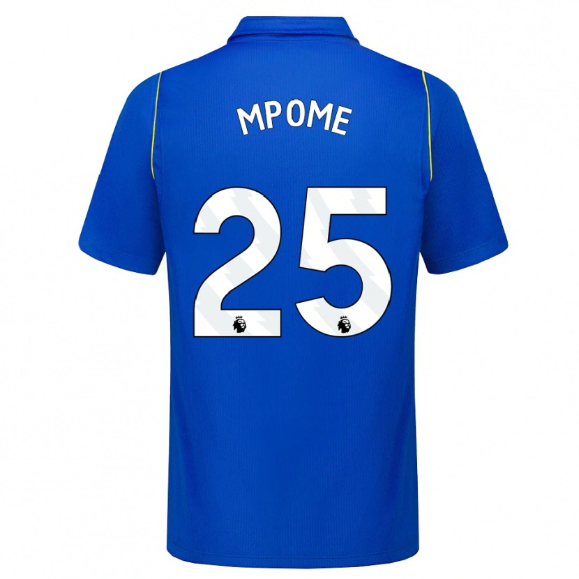 Danxen Homme Maillot Maelys Mpome #25 Bleu Jaune Tenues Domicile 2026/27 T-Shirt