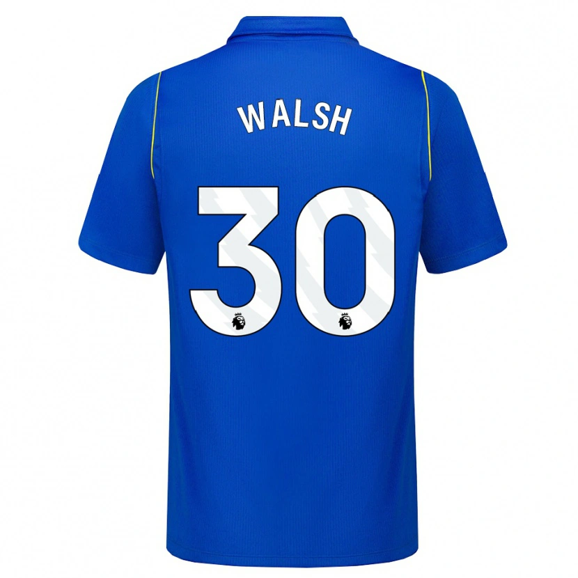 Danxen Homme Maillot Keira Walsh #30 Bleu Jaune Tenues Domicile 2026/27 T-Shirt