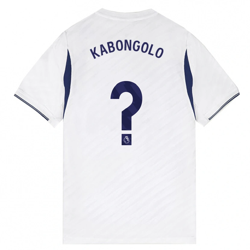 Danxen Homme Maillot Melvyn Kabongolo #0 Blanc Rouge Violet Tenues Domicile 2026/27 T-Shirt
