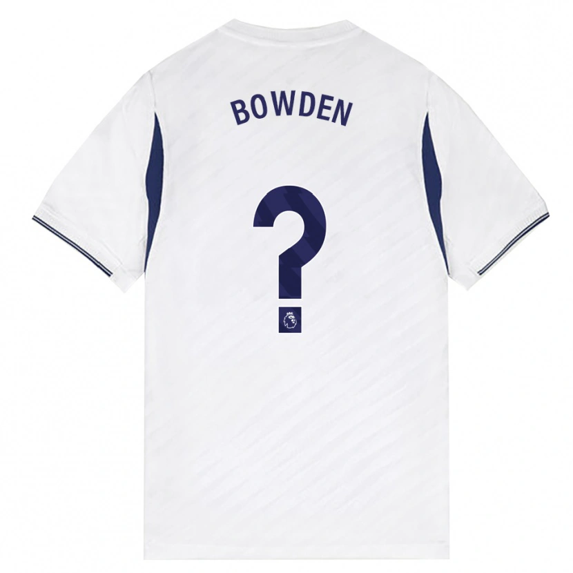 Danxen Homme Maillot Jamie Bowden #0 Blanc Rouge Violet Tenues Domicile 2026/27 T-Shirt