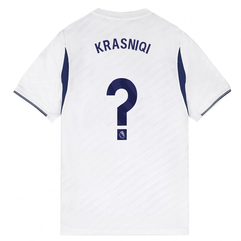 Danxen Homme Maillot Elliot Krasniqi #0 Blanc Rouge Violet Tenues Domicile 2026/27 T-Shirt