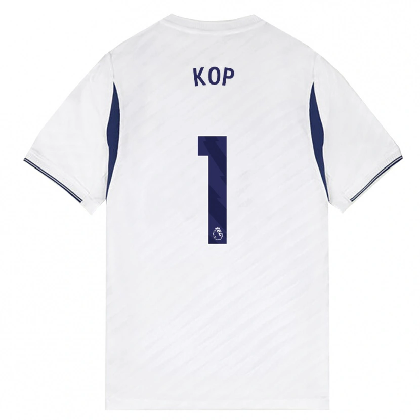 Danxen Homme Maillot Lize Kop #1 Blanc Rouge Violet Tenues Domicile 2026/27 T-Shirt