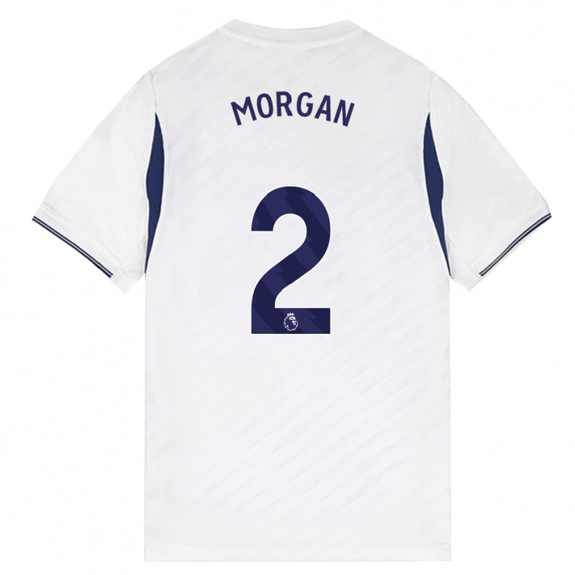 Danxen Homme Maillot Esther Morgan #2 Blanc Rouge Violet Tenues Domicile 2026/27 T-Shirt