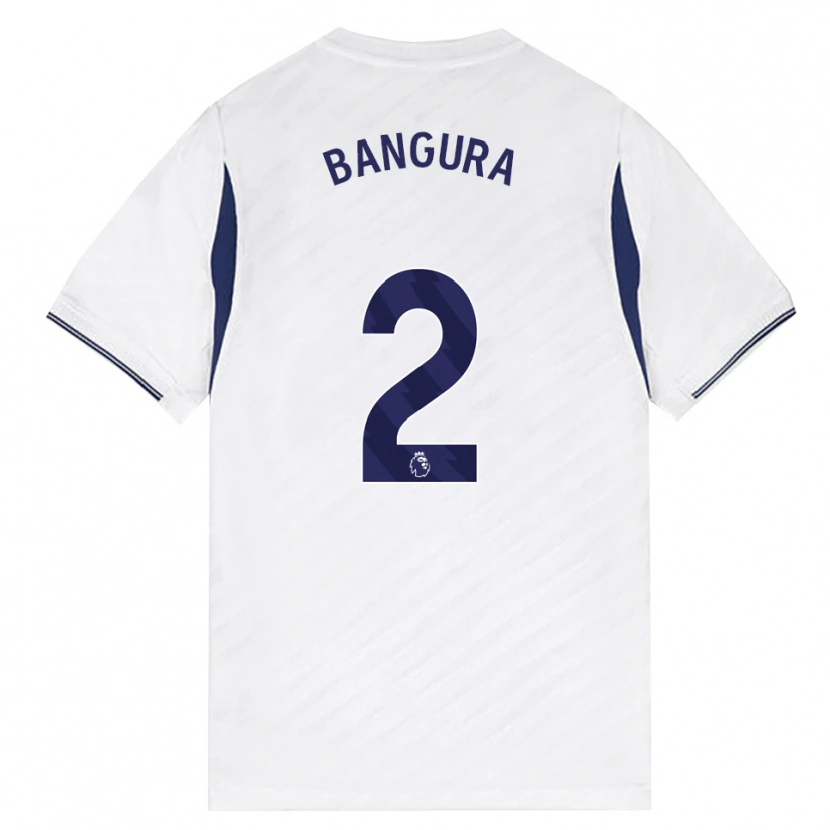 Danxen Homme Maillot Samal Bangura #2 Blanc Rouge Violet Tenues Domicile 2026/27 T-Shirt