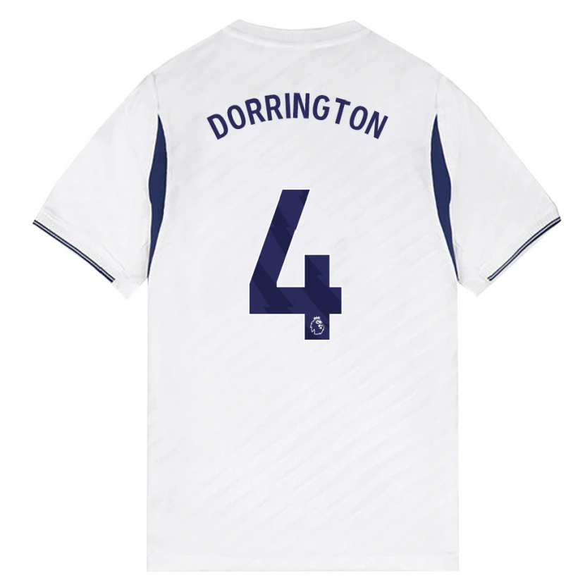Danxen Homme Maillot Alfie Dorrington #4 Blanc Rouge Violet Tenues Domicile 2026/27 T-Shirt