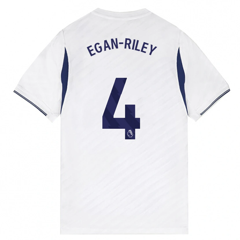 Danxen Homme Maillot Roman Egan-Riley #4 Blanc Rouge Violet Tenues Domicile 2026/27 T-Shirt