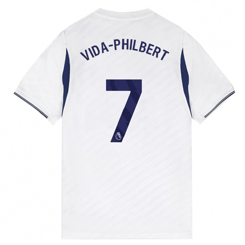 Danxen Homme Maillot Joel Philbert #7 Blanc Rouge Violet Tenues Domicile 2026/27 T-Shirt
