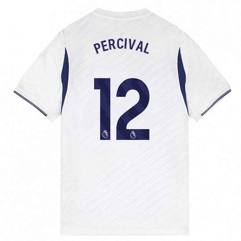 Danxen Homme Maillot Ria Percival #12 Blanc Rouge Violet Tenues Domicile 2026/27 T-Shirt