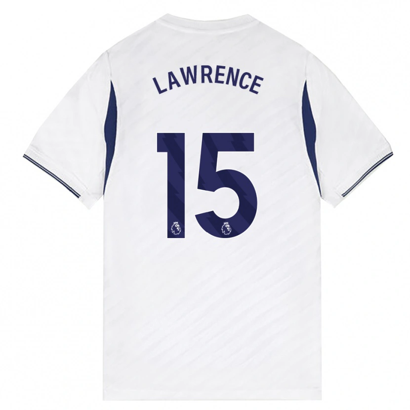 Danxen Homme Maillot Donte Lawrence #15 Blanc Rouge Violet Tenues Domicile 2026/27 T-Shirt