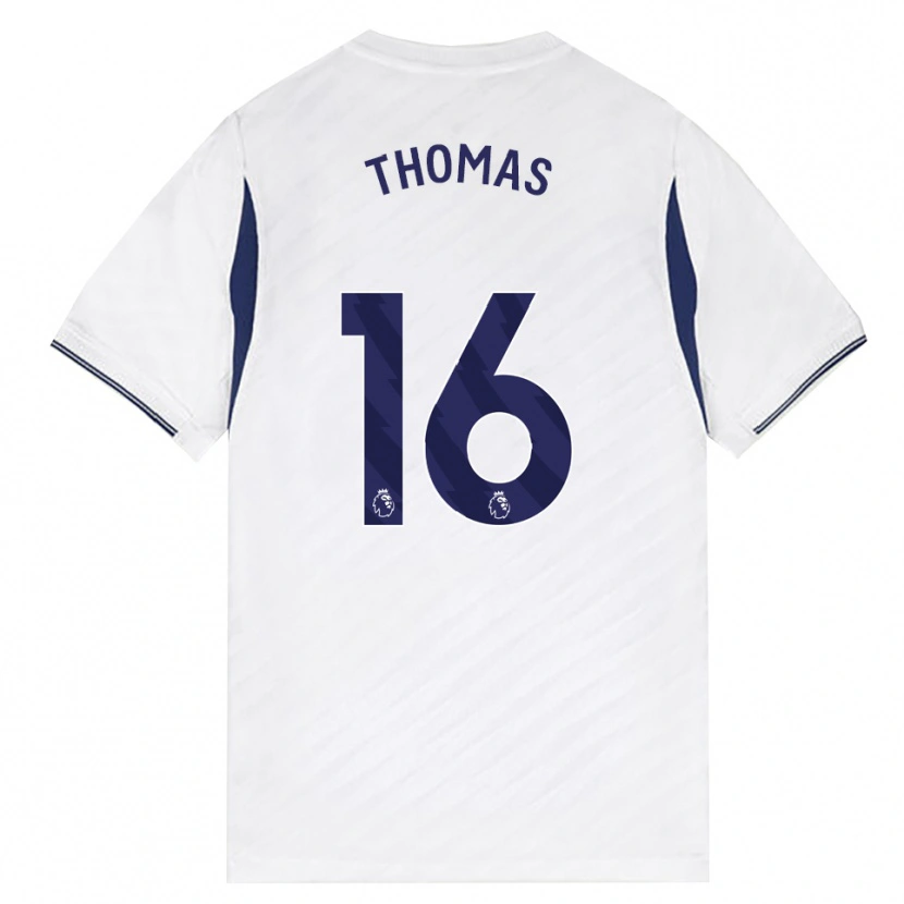 Danxen Homme Maillot Cameron Thomas #16 Blanc Rouge Violet Tenues Domicile 2026/27 T-Shirt
