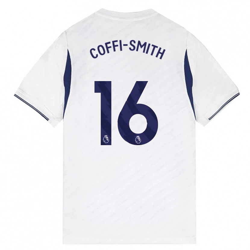 Danxen Homme Maillot Courtney Coffi-Smith #16 Blanc Rouge Violet Tenues Domicile 2026/27 T-Shirt