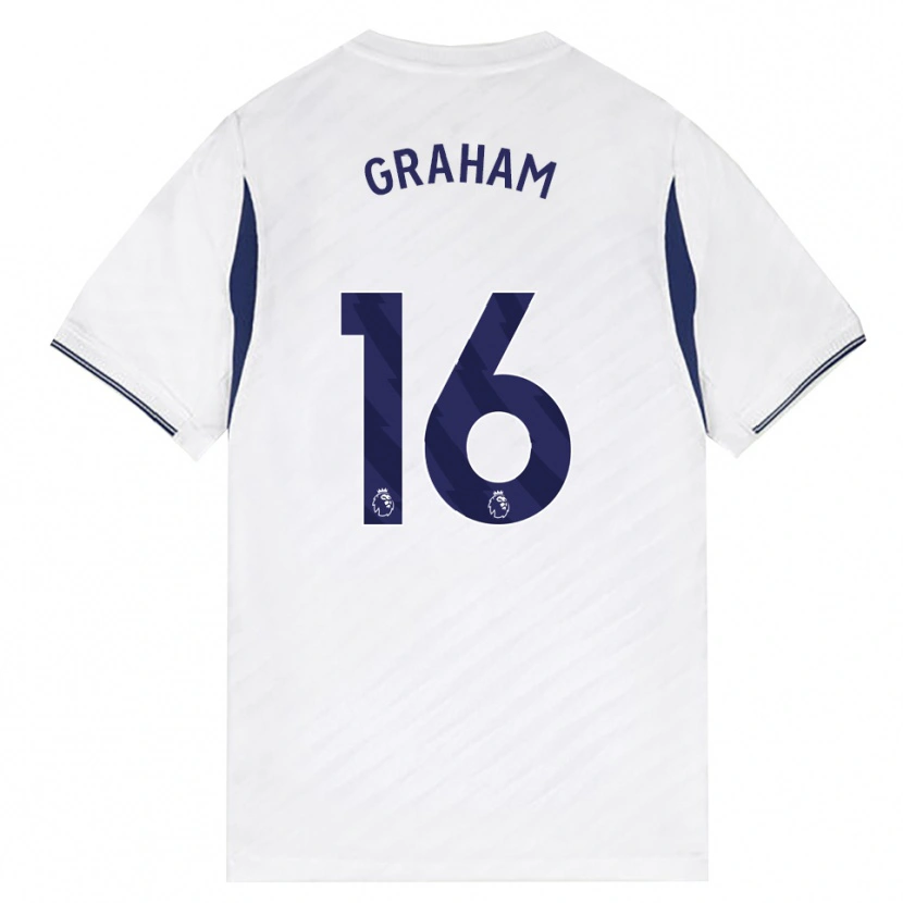Danxen Homme Maillot Kit Graham #16 Blanc Rouge Violet Tenues Domicile 2026/27 T-Shirt